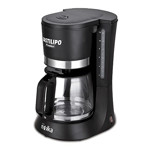 Bastilipo 6879 Cafetera Goteo, Negro/Plata
