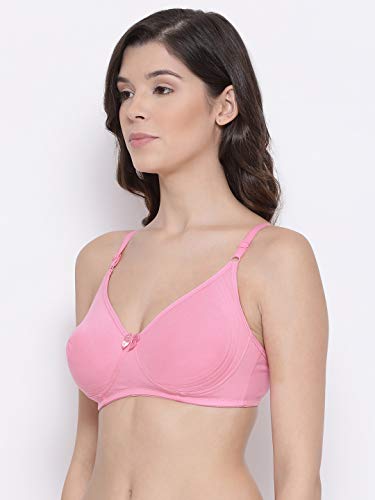 Image of Lyra Women's Moulded Encircled Bra(513) Pack of 2 White & Black,30B