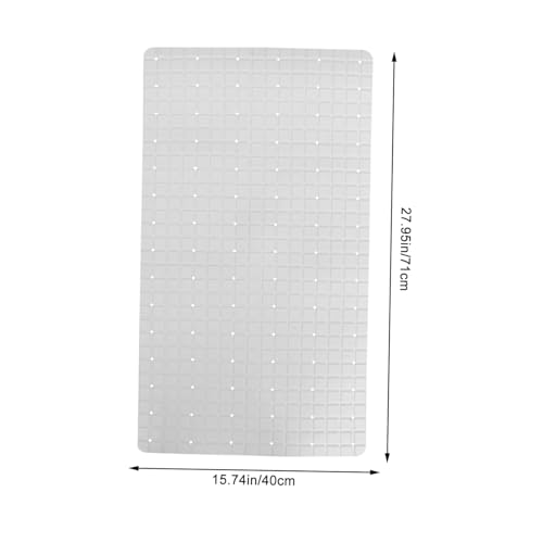 Almohadilla antideslizante para baño y bañera de PVC suave gris 3