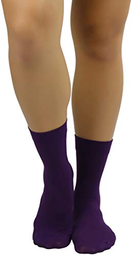 Image of ToBeInStyle Womens Pack of 6 Trouser Solid Print Anklet Socks