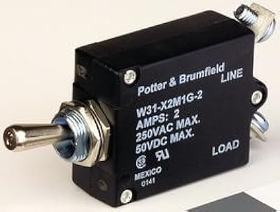 TE CONNECTIVITY/POTTER & BRUMFIELD - W31-X2M1G-40 - CIRCUIT BREAKER, THERMAL, 1P, 250V, 40A