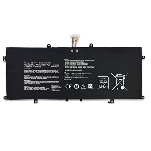 UP PARTS Batteria C41N1904 compatibile per Notebook ASUS (Capacità 3200mAh 15.4v 49Wh) per ASUS Zenbook 14, 13 OLED,15, Zenbook Flip 13, Flip S, Zenbook S, Zenbook S 13 Flip OLED, X435, S435