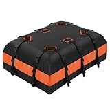 Supoion Cofre de techo impermeable para todos los techos de vehículos, incluye correa de gancho para puerta y bolsa de techo con bloqueo de equipaje