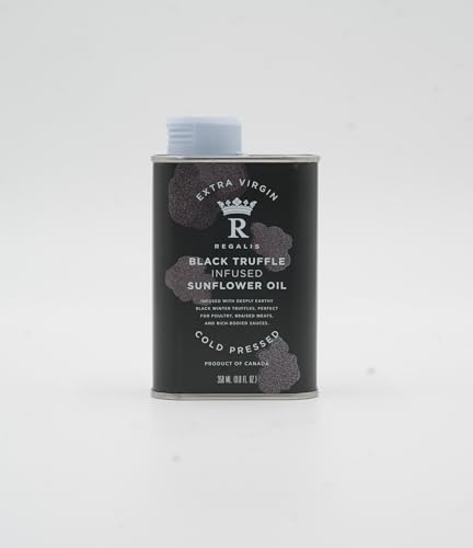Regalis Cold Pressed Black Truffle Oil – Non-GMO Gourmet Finishing