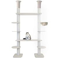 Amazon | ONEKOSAMA 木製 キャットタワー 突っ張り 極太支柱 猫タワー