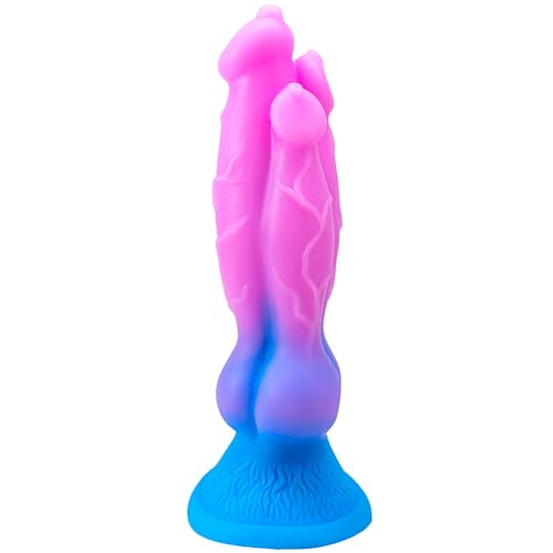 FLYTAGLE XXL Dildo 28CM Monster Dildo mit 3 Realistischer Penis Fantasy Dildo mit Saugnapf Silikon Riesendildo für Prostata Stimulation Anal Dehnung Sex Spielzeug für die Männer Frau Paare