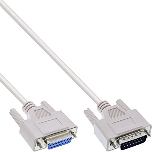 Rallonge joystick 15 broches câble d'extension port jeu 10m InLine