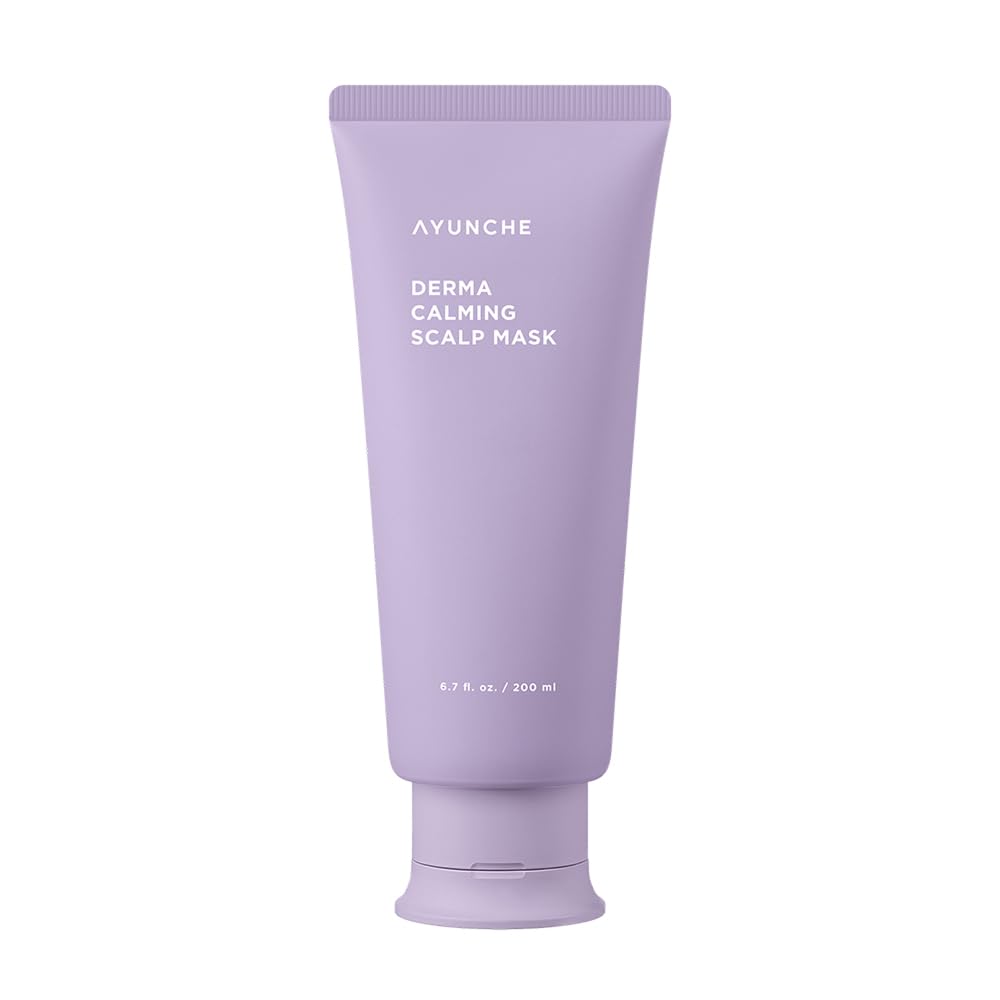 AYUNCHE Derma Calming Hair Mask 6.76 fl oz (200ml) [For Dry & Sensitive Scalp] | Moisturizing and Soothing Hair Pack | Vegan Hair Mask | Korean Salon Brand