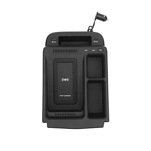 Cargador inalámbrico 15W CRV 2017-2021 con almacenamiento y carga rápida QC3.0