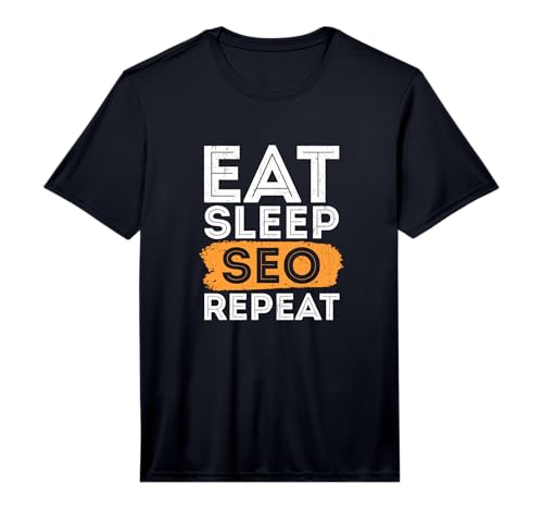 Mens Eat Sleep Seo Repeat Performance T-Shirt