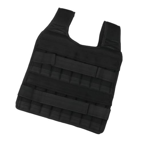 POPETPOP Sports Weighted Vest Adjustable for Running and Training Breathable Weight Bearing Vest for Home Workouts Supports Up to Slip Design for Enhanced Performance Black
