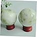 NOLITOY 2pcs Creative Jade Hand Massage Balls for Elders Natural Solid Fitness Balls for Relaxation Hand Therapy Random Grain Color