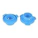 X AUTOHAUX 2pcs 9005 HB3 LED Headlight Adapter Base Bulb Sockets Retainer Holder Universal for Car Blue