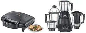 Prestige 750W Mixer Grinder and Sandwich Maker