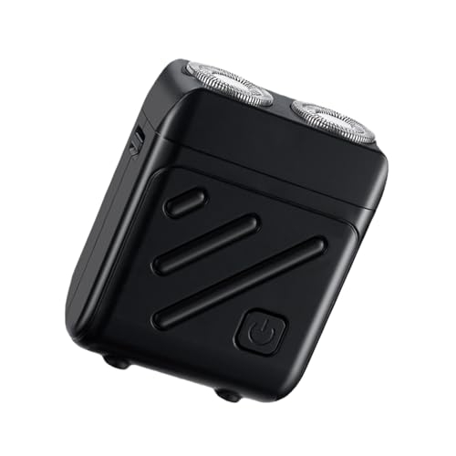 Afeitadora eléctrica – Removedor de pelo inalámbrico impermeable con rotación de 360 grados, maquinilla de afeitar silenciosa recargable para barba cabeza y cuerpo, herramienta profesional de