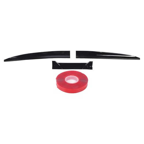 Aileron pour voiture aérodynamique améliorée en TPU noir brillant