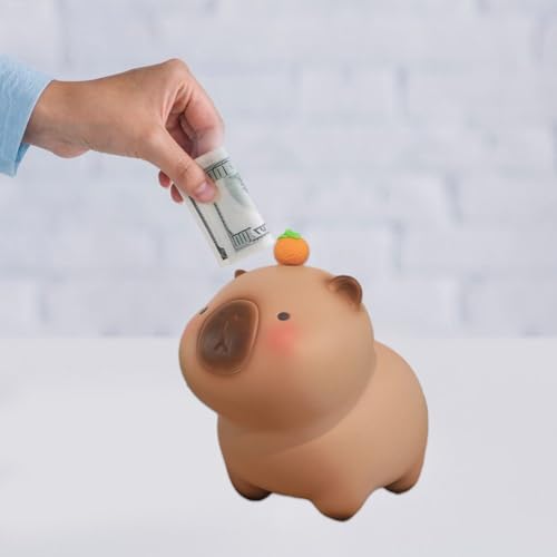 Banque de pièces capybara incassable pour ranger la monnaie - 5