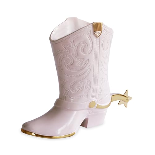 Cubo de vino Beatriz Ball Encanto con botas vaqueras color camelia 2