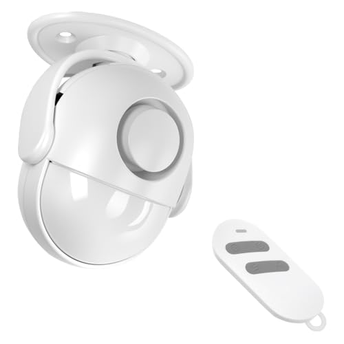 AXFEE Detector de Movimiento Interior,Sensor de Vibración de 125 dB con Función de Alarma,Rotación de 360°,Incluye Control Remoto,Alcance de Detección de 8 Metros,para Caravanas,Garajes,Autocaravana