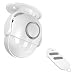 AXFEE Sensore Movimento Allarme 125DB, Raggio di Rilevamento 8m a 360°, Antifurto Casa Wireless con Telecomando, Sirena Allarme Perimetrale, per Uso in Casa, Garage, Giardino, Capannone - Bianco
