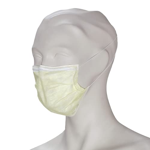 BICAP Lot de 2000 masques bucco-dentaires EN 14683 Type II - 3 couches - Qualité supérieure - Avec passants en caoutchouc - Non-tissé PP - Arceau de nez malléable - Certifié - 40 x 50 pièces