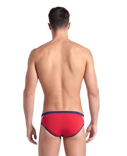 Image of ARENA Men's Icons Solid Swim Briefs Professional Training Swimsuit Sports Trunk