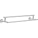 Delta Faucet 75925 Trinsic 24" Double Towel Bar, Polished Chrome