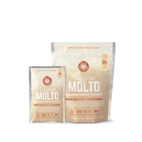 Molto - Protein Super Shake - Natural Super-Blend of Complete Protein - Molto - Madagascan Vanilla & Cinnamon (12)