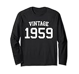 Photo Gallery vintage 1959, 63 anni uomini donne retrò 65° compleanno maglia a manica Photo Gallery vintage 1959, 63 anni uomini donne retrò 65° compleanno maglia a manica
