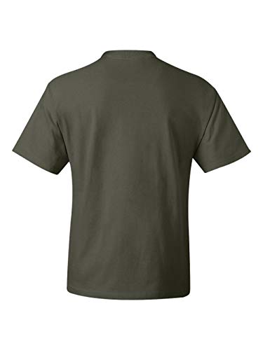 Hanes 6.1 Oz. Beefy-T, Xl, Fatigue Green #TOP2