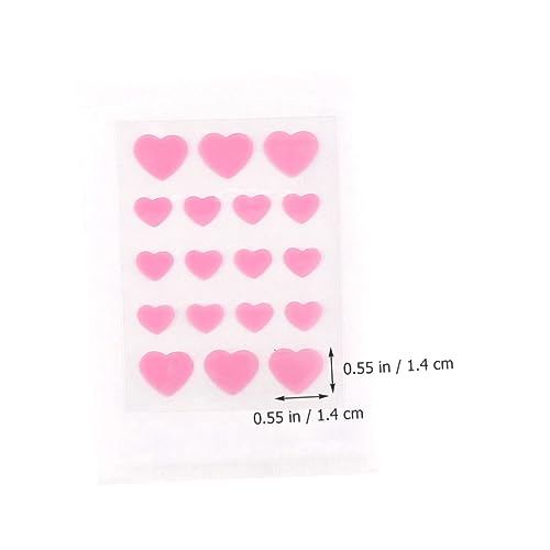 FRCOLOR 5 Folhas De Adesivos De Flores Rosa Removedores De Corpo Remendos De Remoção De Toupeira Rem