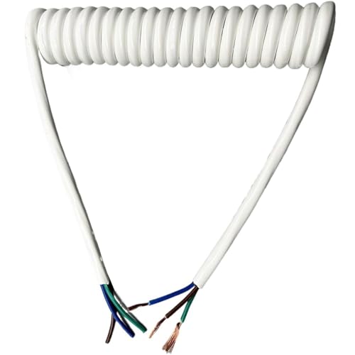 Cable espiral telescópico para evitar enredos en maquinaria de 13AWG