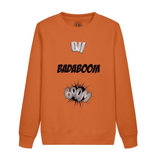 Sweatshirt enfant Oh Badamboom original style bande dessinée comics pour fille et garçon