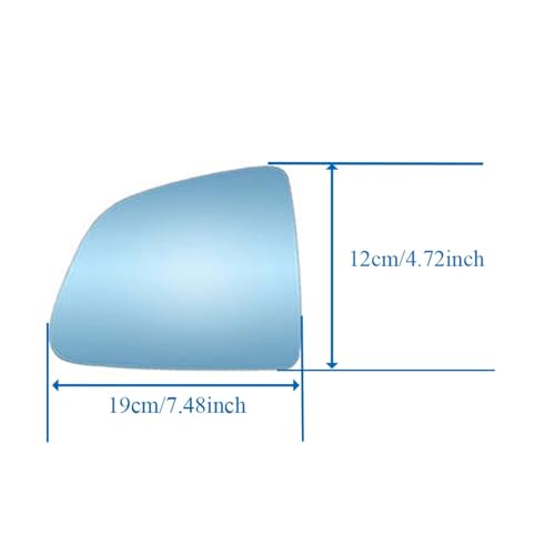 Espejo retrovisor exterior Tesla cristal de repuesto puerta Model X Model Y Model S izquierdo