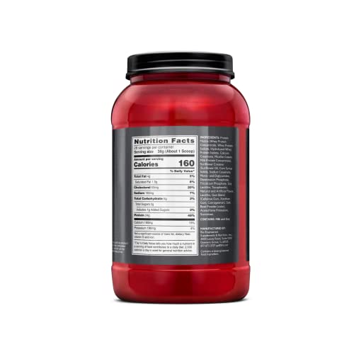 Image of BSN SYNTHA-6 EDGE Protein Powder, Strawberry Protein Powder with Hydrolyzed Whey, Micellar Casein, for Muscle Gain, Low Sugar, 24g Protein, Strawberry Milkshake, 28 Servings, 2.34 Pound (Pack of 1)
