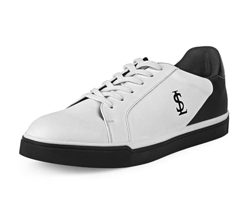 Image of LOUIS STITCH Men's Casual Lightweight Lace-Up Low-Top Sneakers for Men| Cushioned Comfort | Lightweight & Comfortable Casual Lace-Up Shoes | LSP-SNK-AVI-Lace-Ups
