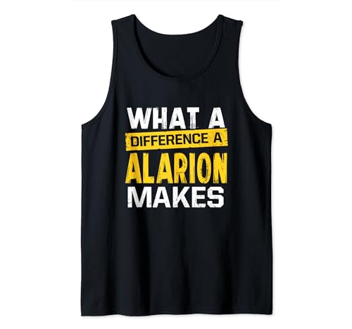 What A Difference A Alarion Makes Funny Name Alarion Tank Top