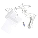 TOPBATHY Fernbedienung Weihnachtsvorhang Licht Weihnachtsdekoration Drinnen Weihnachts-led-leuchten...