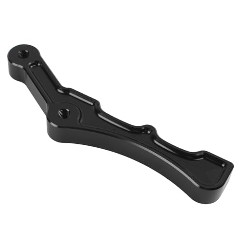 Baohatsu ラジアルフロント ブレーキキャリパーサポートブラケット アルミ製 11.5/11.8インチスタイルローター対応 耐摩耗 制動力向上 (BL)