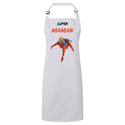 Tablier cuisine Super Maman le vêtement qui célèbre les mères héroïnes