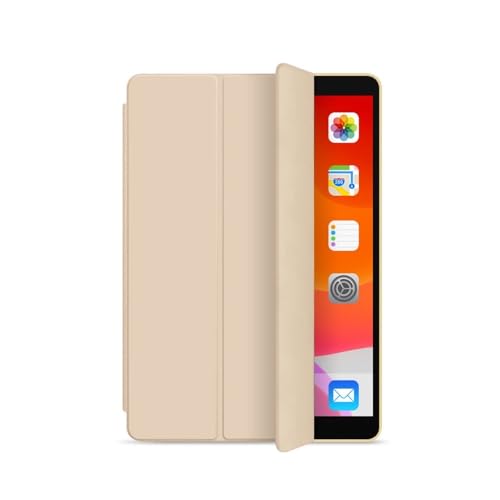 Funda para iPad Mini 7 2024 de silicona suave color oro rosa de 8.3 pulgadas