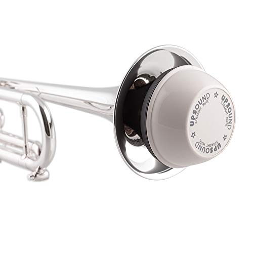 UPSOUND Trumpet Mute, Brass, Straight, B Flat, white - Image 3