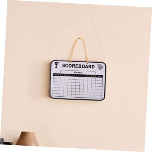 PRETYZOOM 2 pzas Pizarra marcador golf doble cara borrable miniatura 5