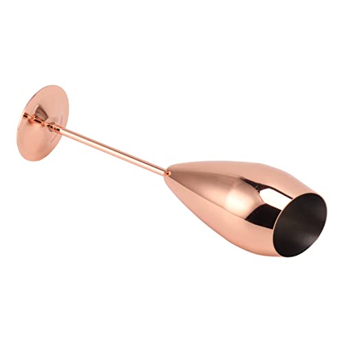 Conjunto de Taças de Champanhe de Cobre, Taças de Champanhe de Cobre Aço Inoxidável para Bar