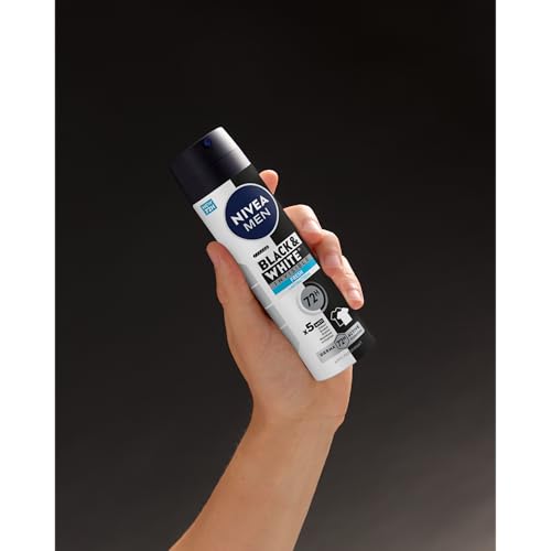 Nivea Men Black & White Fresh Anti-transpirant – 6×150 ml - View 3