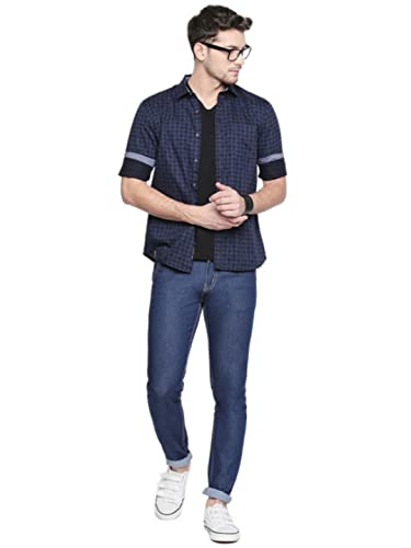 Image of HIGH Star Men Blue Slim-Fit Stretchable Jeans