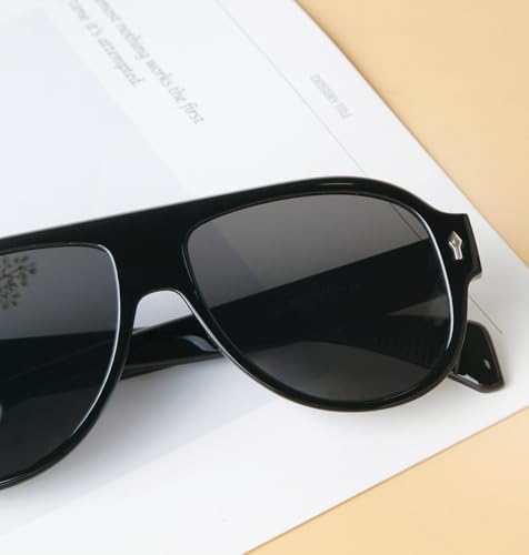 SDINM Trendy Aviator Sunglasses for Women Men Retro Vintage 70s Pilot Sun Glasses3