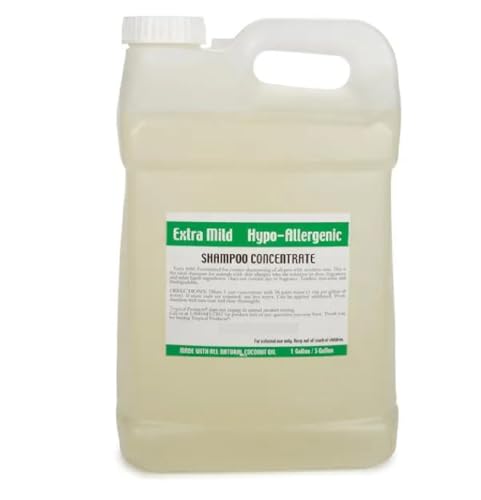 Dog and Cat Hypoallergenic More Than Just Mild Grooming Shampoo Coconut Based Concentrate (2.5 Gallon)