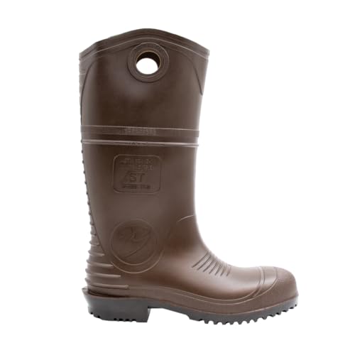 Image of DUNLOP Durapro XCP Steel Toe PVC Work Boots for Men and Women - Lightweight, Waterproof, Electrical Insulation & Oil Slip Resistant