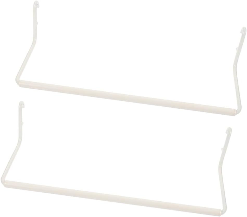 iplusmile Extendable Metal Paper Towel Holder for Pegboard 2 Pcs Sturdy Easy Install Home Laundry Room